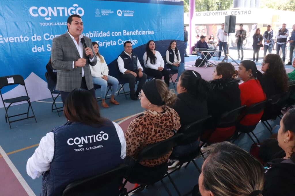 Se realiza evento de Corresponsabilidad con Beneficiarias del Subprograma Tarjeta Contigo en Pedro Escobedo.