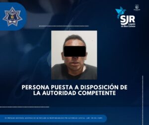 Seguridad publica municipal de San Juan del río, detiene a hombre señalado por el robo de lámparas en una primaria de El Organal.