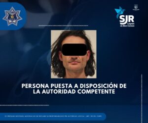 Policía Municipal detiene a hombre por robo a farmacia en Las Águilas