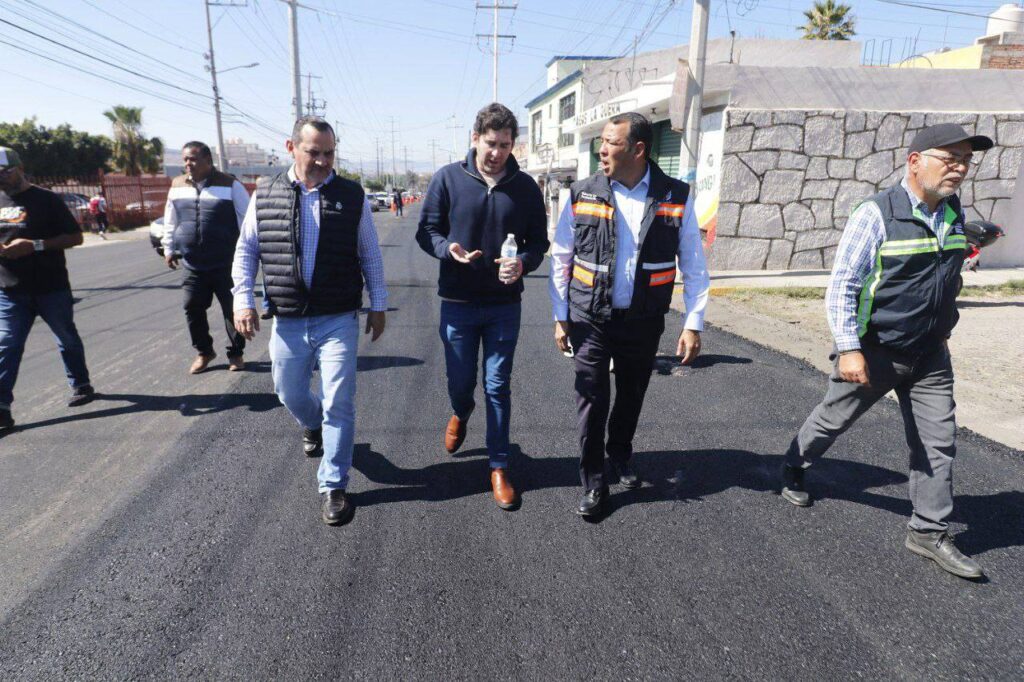 Avances en la rehabilitación de Avenida Universidad en San Juan del Río