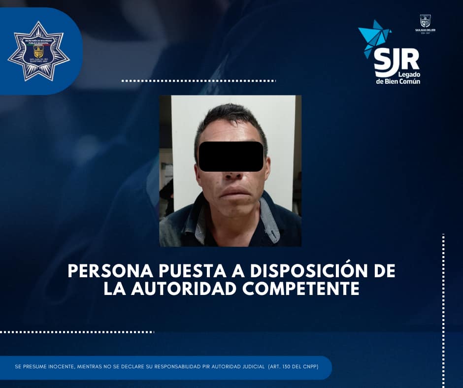 Detienen a hombre por robo en San Pedro Ahuacatlán gracias a reporte ciudadano