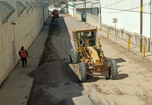 Avanzan los trabajos de mejora vial entre Harada e Imbera en San Juan del Río