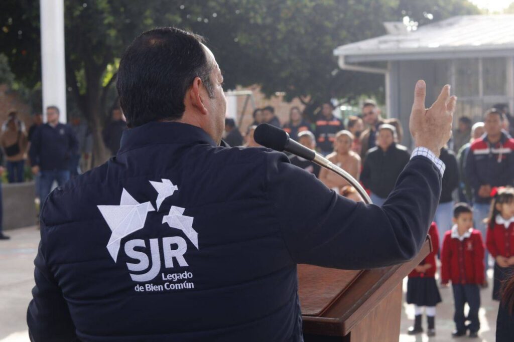 Entrega de Techumbre en Jardín de Niños Alfonso García Robles, Nuevo Espíritu Santo