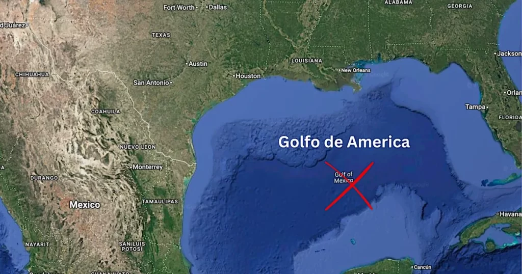 Google Maps cambiará el nombre del “Golfo de México” a “Golfo de América” en Estados Unidos