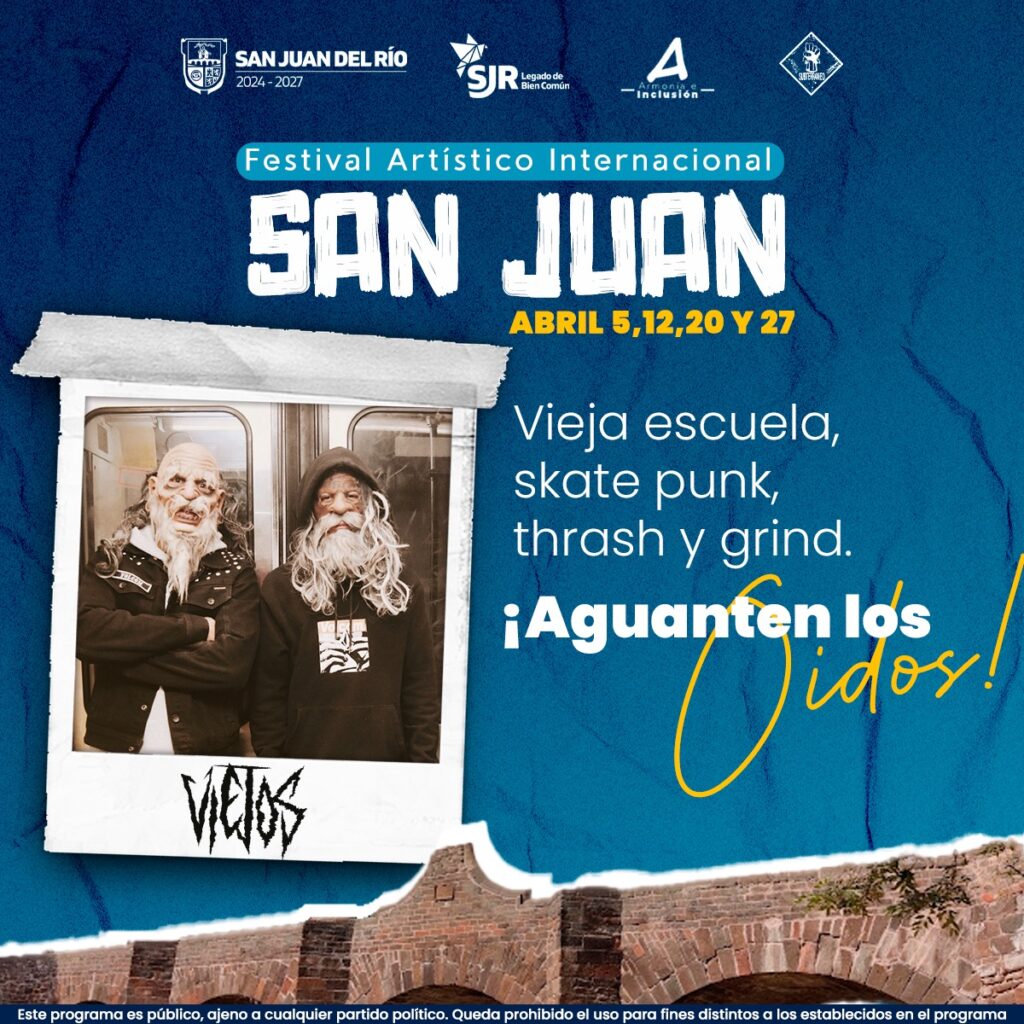 Los Viejos llegan por primera vez a San Juan del Río con su potente thrash grind