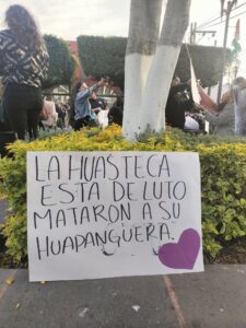 Exigen justicia para Perla Citlali y que su asesinato sea clasificado como feminicidio