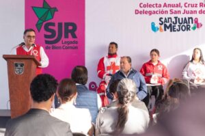 Inicia la colecta anual de la Cruz Roja en San Juan del Río