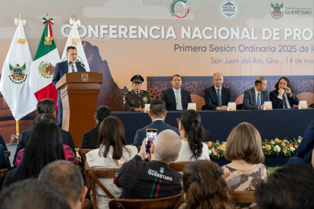 San Juan del Río, sede de la 1.ª Sesión Ordinaria de la Conferencia Nacional de Procuración de Justicia Zona Occidente