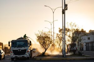 Roberto Cabrera supervisa trabajos de limpieza en zona Oriente del municipio