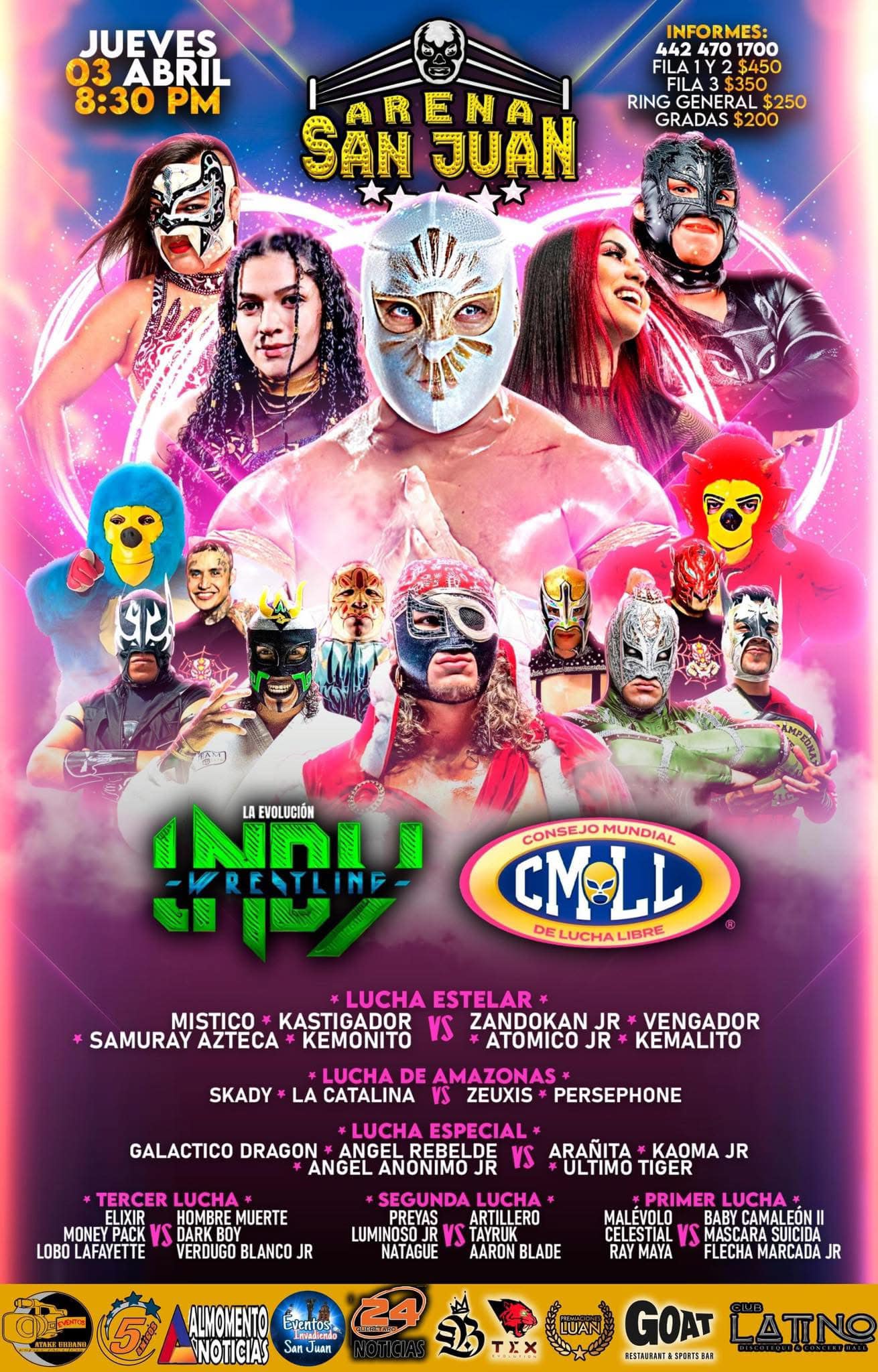 Libre Rio Indy Wrestling y Arena San Juan anuncian magno evento de lucha libre en ...