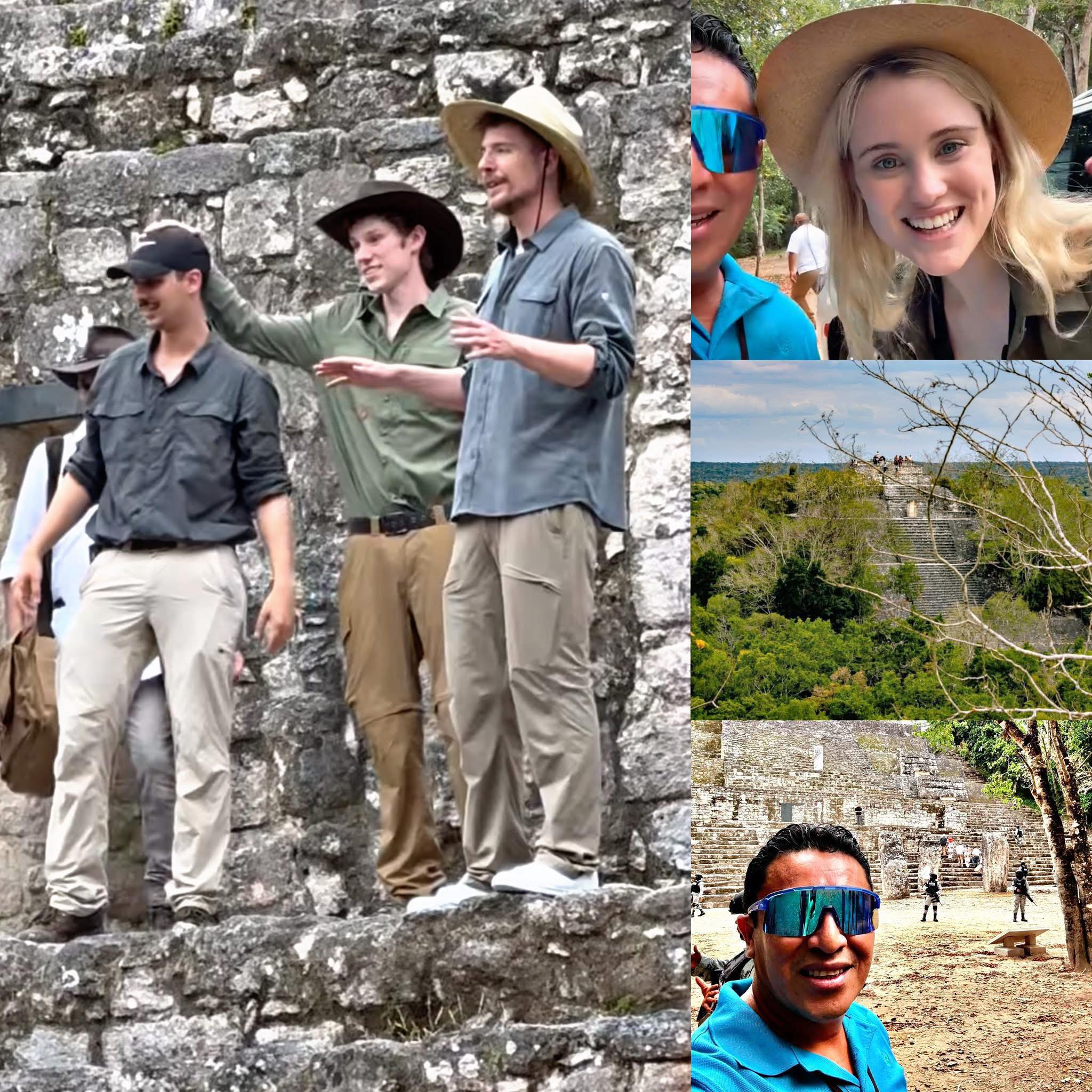 MrBeast visita Calakmul, Campeche, y sorprende a guía local con una experiencia inolvidable