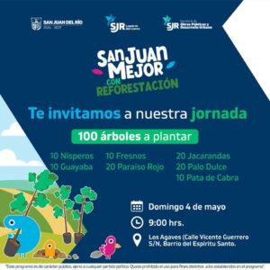 Convocan a jornada de reforestación en San Juan del Río este domingo 4 de mayo
