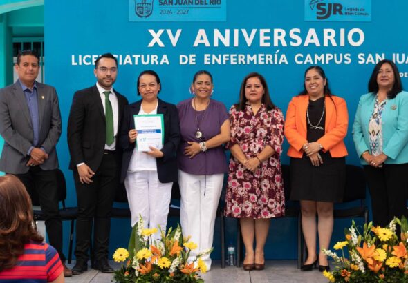 Celebran 15 Aniversario de la Facultad de Enfermería en San Juan del Río