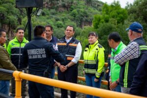 Supervisa Roberto Cabrera puntos estratégicos como parte del operativo preventivo por lluvias