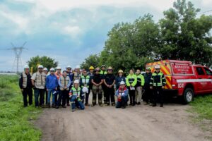 Participan Bomberos de San Juan del Río en simulacro de emergencia en ducto de gas natural