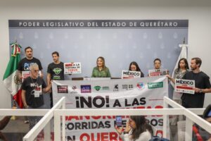 Diputada Claudia Díaz Gayou propone eliminar la tauromaquia como Patrimonio Cultural de Querétaro