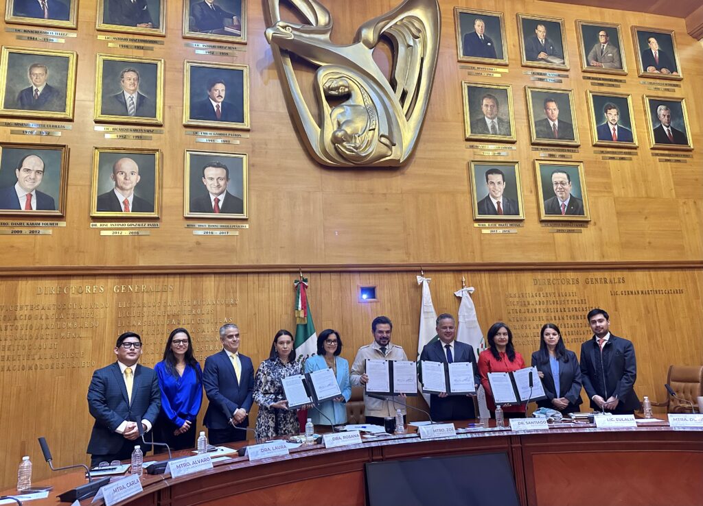 IMSS firma convenio con el IMPI para fortalecer innovación y aumentar solicitudes de patente