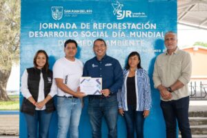 Roberto Cabrera encabeza la Jornada de Reforestación “Día Mundial del Medio Ambiente” en Soledad del Río