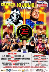 Zalle Entertainment anuncia gran función de lucha libre en San Juan del Río