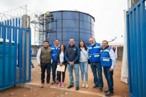 Supervisan avance de obra del tanque “Viveros”; fortalecerá el abasto de agua para más de 11 mil habitantes