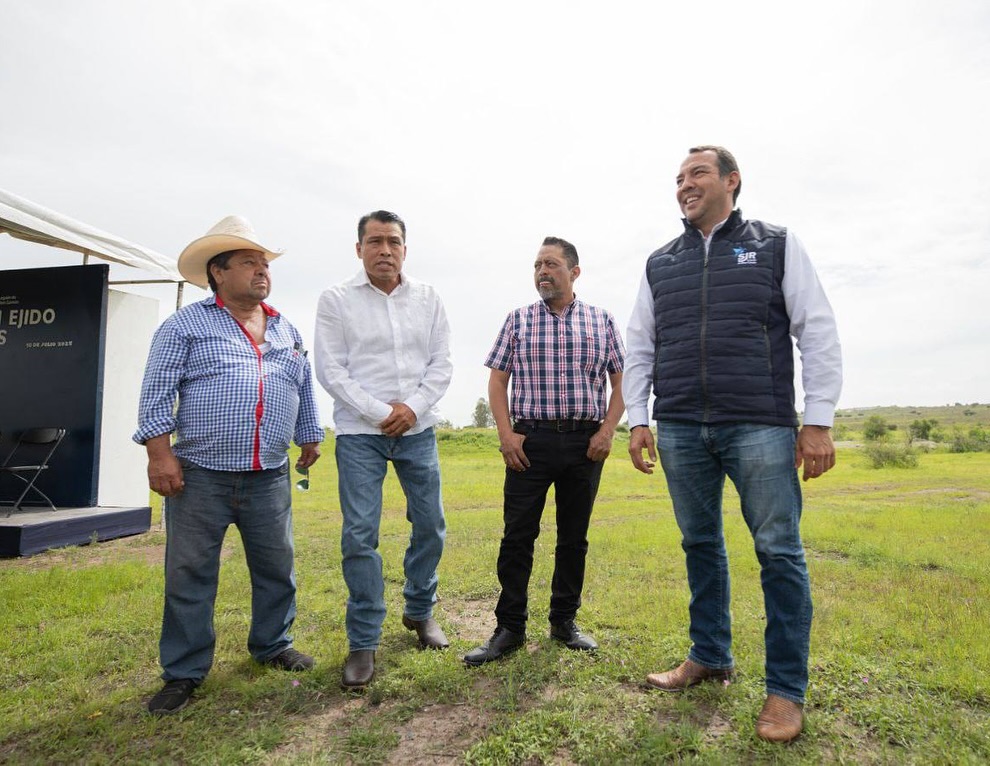 Refrenda Roberto Cabrera su compromiso con el campo sanjuanense en Potrerillos