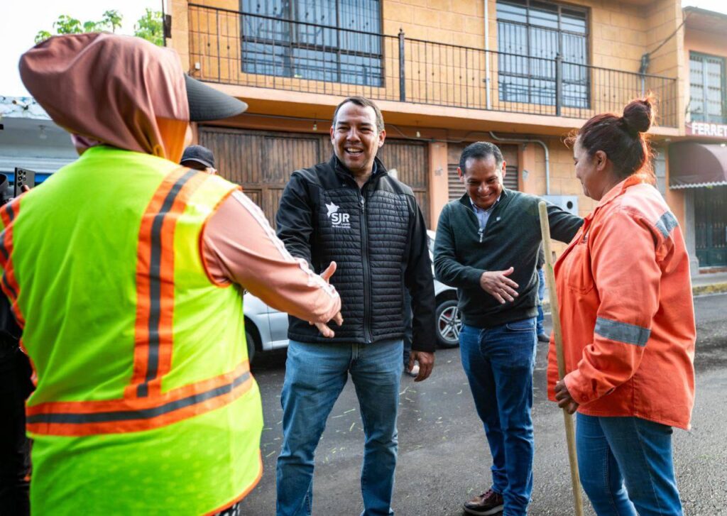 Continúan las jornadas de Aseo e Imagen Urbana en San Juan del Río; ahora en San Isidro