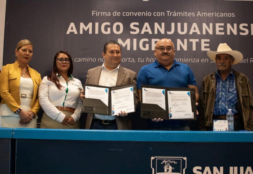 Firman convenio “Amigo Sanjuanense Migrante” para fortalecer la atención y el acompañamiento a connacionales