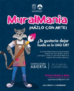 UAQ Campus San Juan del Río lanza convocatoria para proyecto mural colectivo “¡Hazlo con Arte!”