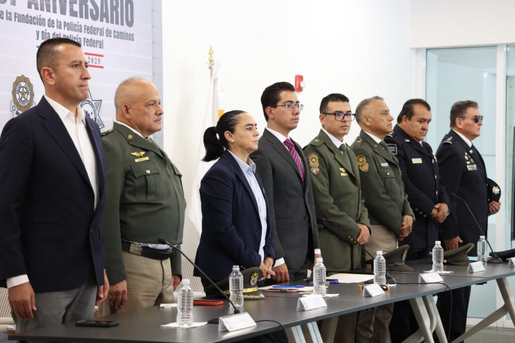 Conmemoran en el Congreso de Querétaro el 97° Aniversario de la Policía Federal de Caminos y el Día del Policía Federal