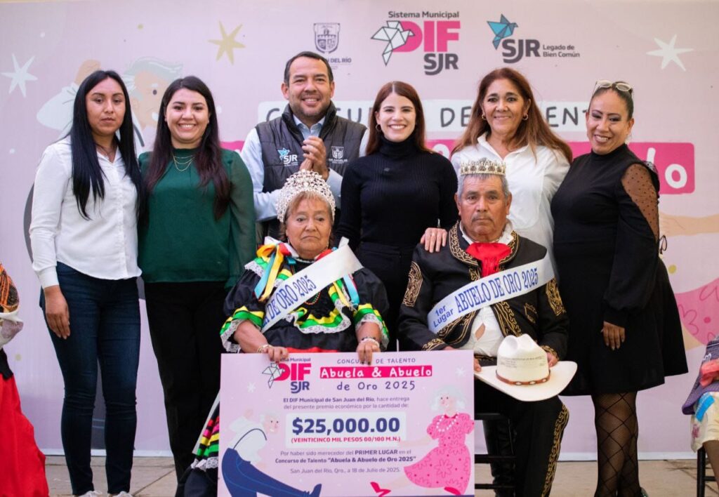 La comunidad de Palmillas gana el primer lugar del Certamen Abuela y Abuelo de Oro 2025
