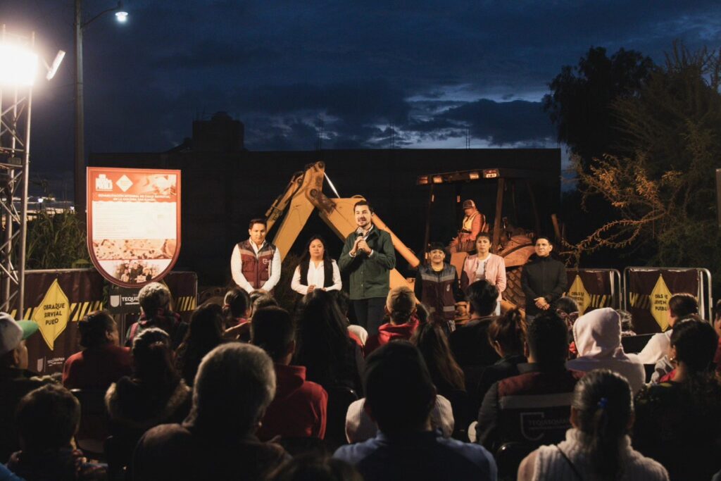 Tras años de olvido, rehabilitarán calle Gaviotas en San Ramón, Tequisquiapan, gracias a consulta ciudadana.