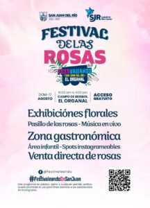 San Juan del Río celebra el 1.er Festival de las Rosas en El Organal