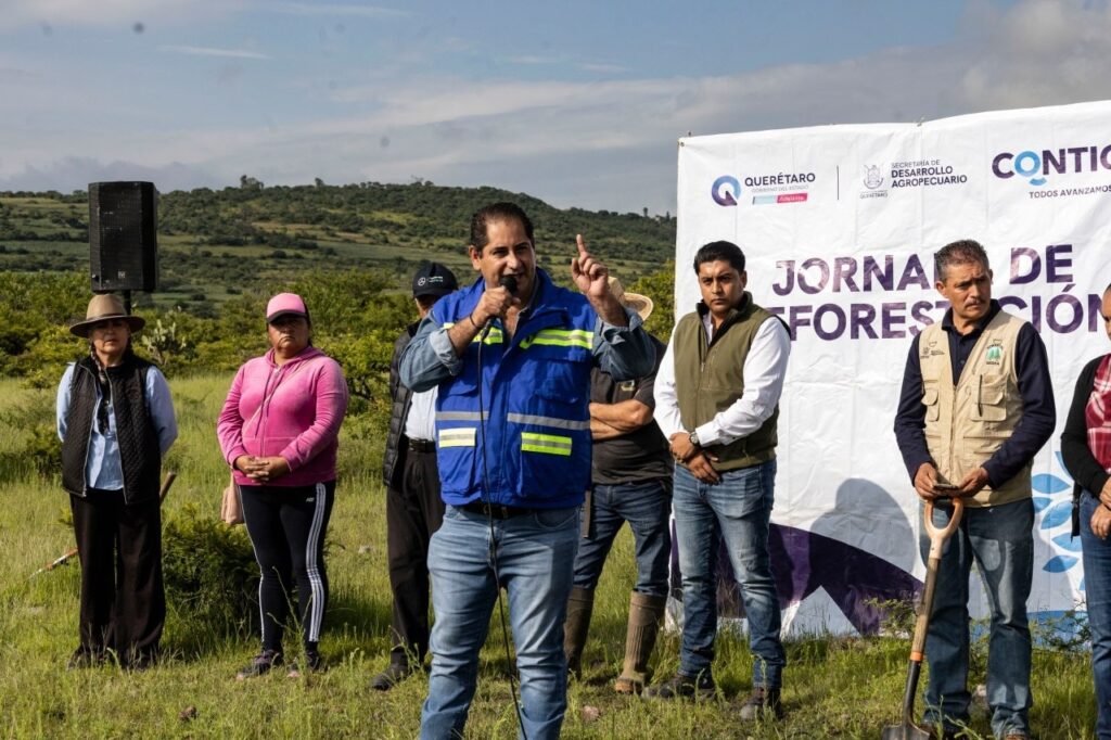 JAPAM impulsa reforestación en Ojo de Agua de Vaquerías con el programa “Raíces del Agua”