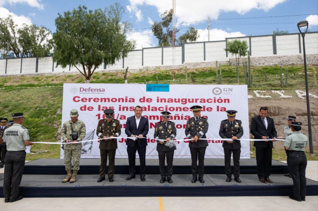 Refuerzan seguridad en San Juan del Río con inauguración de la 161.ª Compañía de la Guardia Nacional