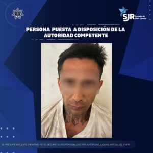Detienen a hombre por allanamiento en San Cayetano
