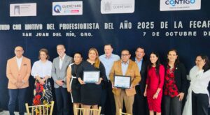🏅 Reconocen a la Dra. Alondra Ríos Suasti por su destacada trayectoria profesional en Querétaro.