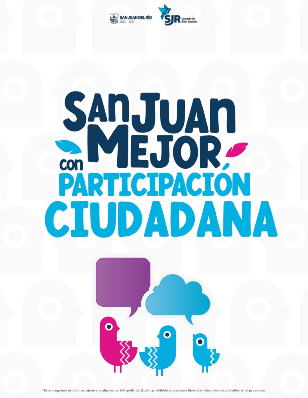 Invita Gobierno Municipal de San Juan del Río a integrar los Consejos de Participación Ciudadana 2024–2027