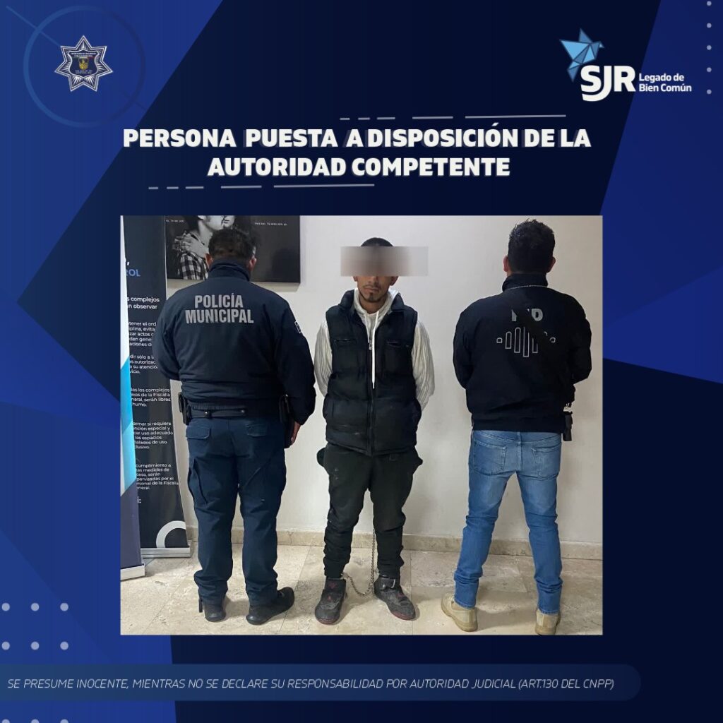 Detienen a persona con orden de aprehensión vigente por violencia de género en San Juan del Río