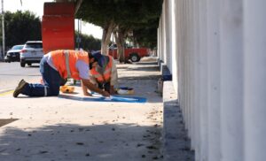 Continúan las acciones para mejorar la imagen vial en San Juan del Río