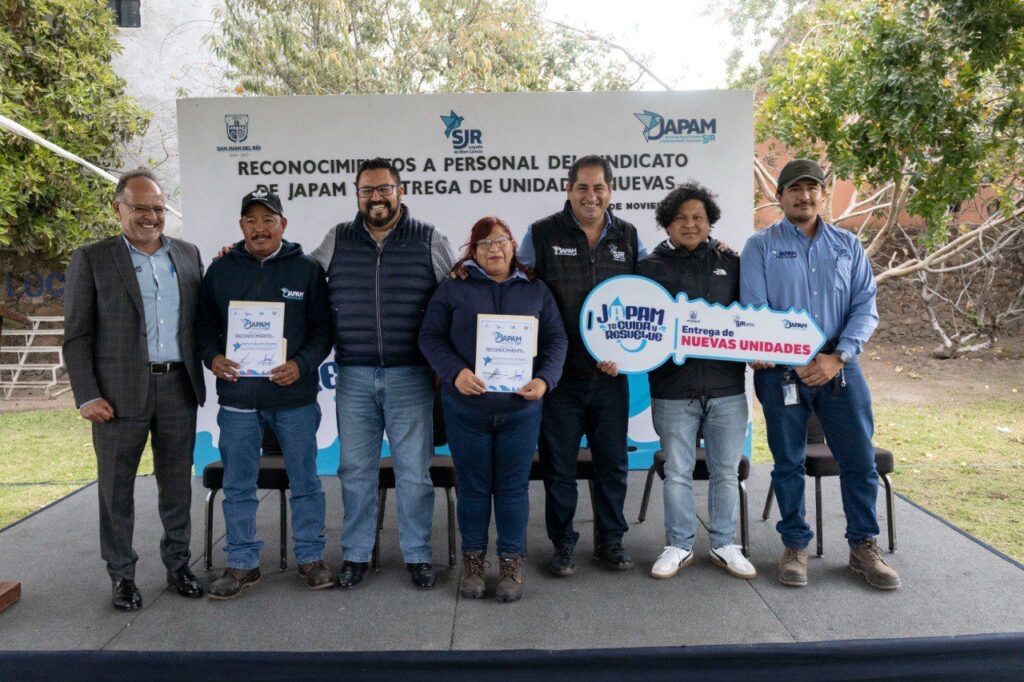 JAPAM celebra el compromiso de su personal y entrega nuevas unidades de trabajo