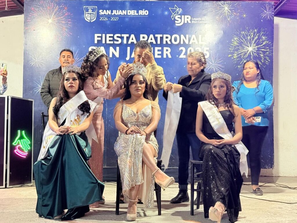 San Juan del Río celebra la inauguración y coronación de la Reina de las Fiestas Patronales de San Javier 2025
