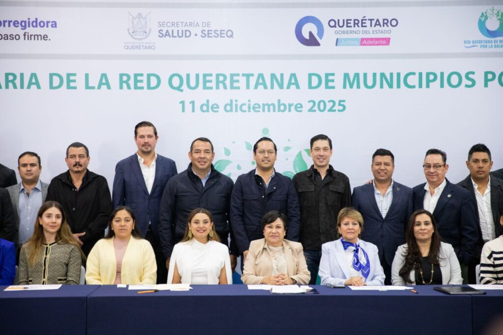 San Juan del Río participa en la Tercera Reunión Ordinaria de la Red Queretana de Municipios por la Salud
