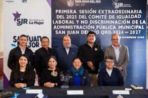 Realizan Primera Sesión Extraordinaria 2025 del Comité Laboral y No Discriminación en San Juan del Río