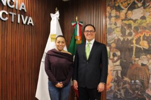 Diputada Presidenta Ginna Guzmán se reúne con el Notario 47 para fortalecer la cultura de la legalidad en Querétaro