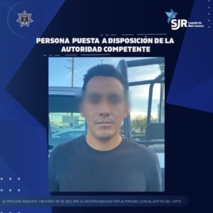 Detienen a sujeto por presunta violencia familiar en Loma Alta