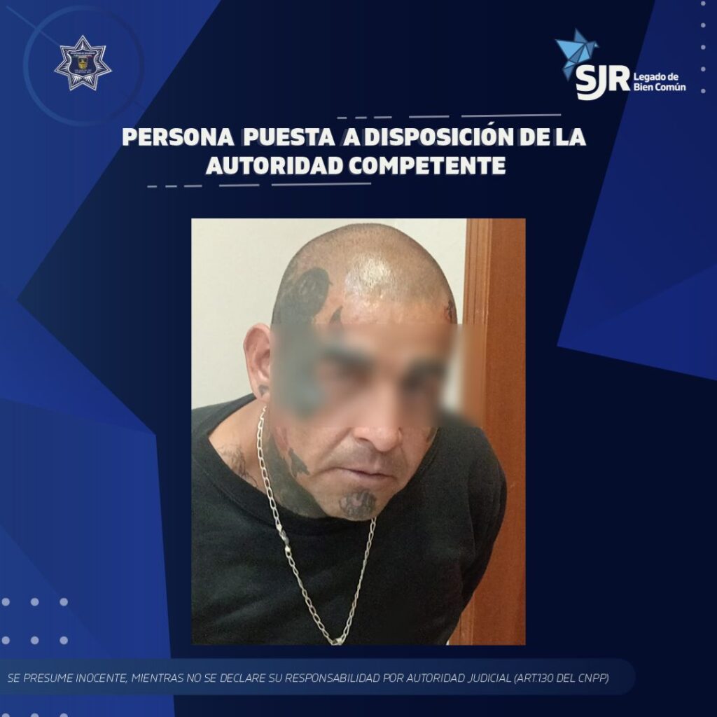 Detienen a hombre por presunta violencia familiar en Paseos de Xhosda