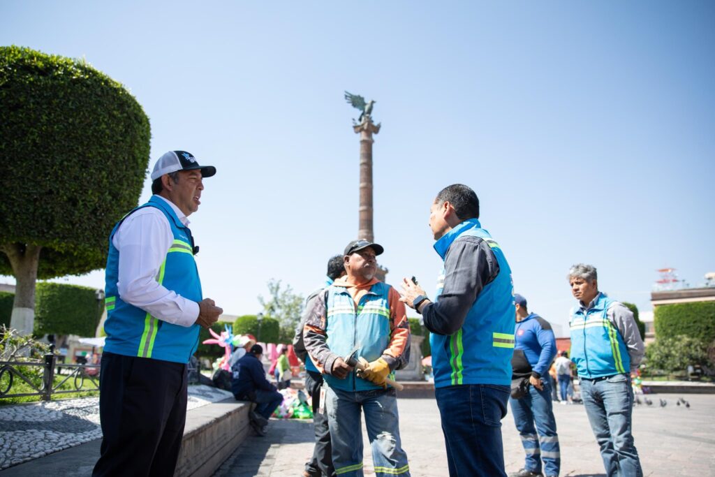 Supervisan rehabilitación en Jardín Fundadores y Jardín Independencia
