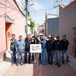 Rehabilitan calle Luis Montañez en el Centro de San Juan del Río