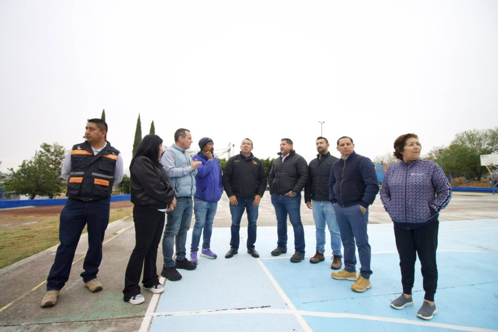 Revisan acciones de mantenimiento en el parque Pedregoso I