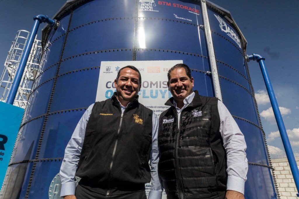 JAPAM entrega equipamiento de pozo y tanque en Lomas de Banthí para fortalecer el servicio de agua potable